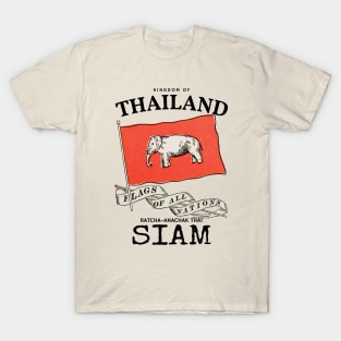 Antique Flag of Thailand T-Shirt